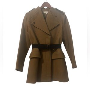 DAGMAR Chic Tan Trench Coat with Belt